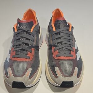 adidas Adizero Boston 11 Gray Orange Women's Mesh Running Shoes US 7  GY8406